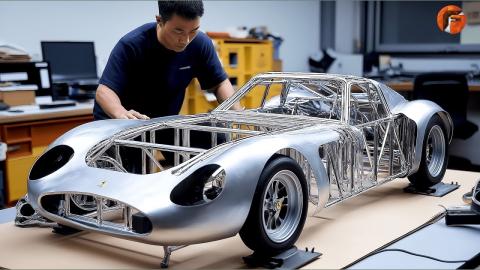 Building $3000 Metal Ferrari 250 GTO With Real Mechanisms | Start to Finish Build by @liumutou