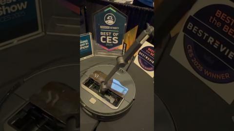 My favorite product from CES 2025. Roborock Vacuum with arm.