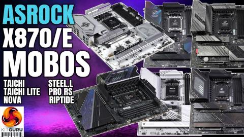 ASRock X870E / X870 Motherboards - AMD Ryzen X3D Ready