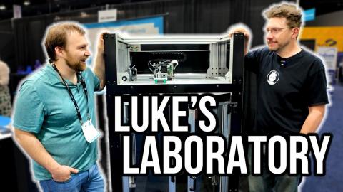 INDUSTRIAL 3D Printer! Stablebot Pro from Luke's Laboratory!