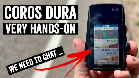 COROS Dura Bike GPS Hands-On: Never Charge Again?