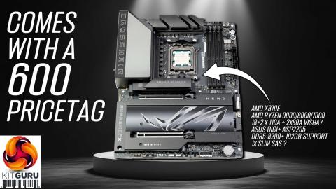 Asus ROG Crosshair X870E Hero - c'est magnifique