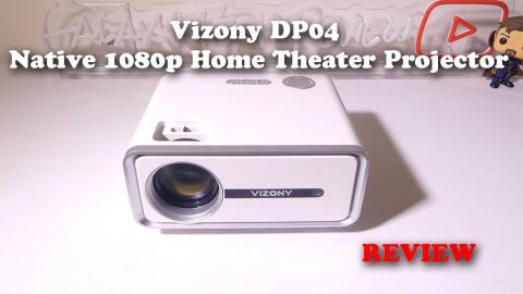 Vizony DP04 Native 1080p Home Theater Projector REVIEW