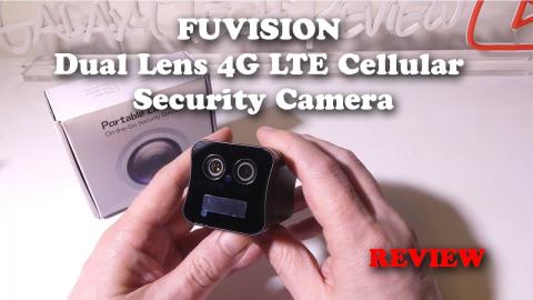 FUVISION Dual Lens 4G LTE Cellular Security Camera (Verizon, AT&T or T-Mobile) REVIEW