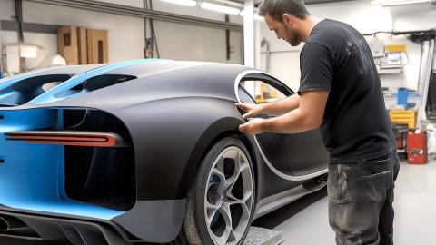 Men Transform Old BMW into Custom BUGATTI | 3-Years Timelapse by @DashingAxe