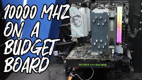 BIWIN Hit 10,000MHz On A Budget Motherboard!!!