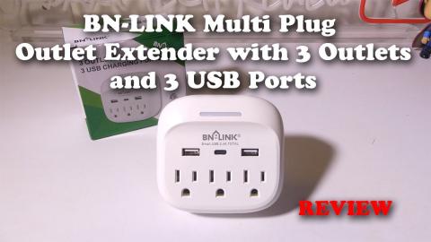 BN-LINK Multi Plug Outlet Extender with 3 Outlets and 3 USB Ports REVIEW