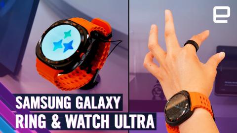 Samsung Galaxy Watch Ultra and Galaxy Ring first look