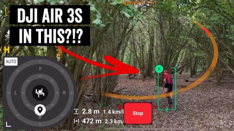 DJI Air 3S LIDAR vs THE GAUNTLET! (Autonomous Tracking Test)