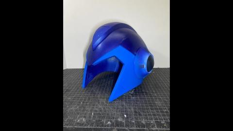 EVIL TED LIVE: Painting Megaman-X helmet Part 2