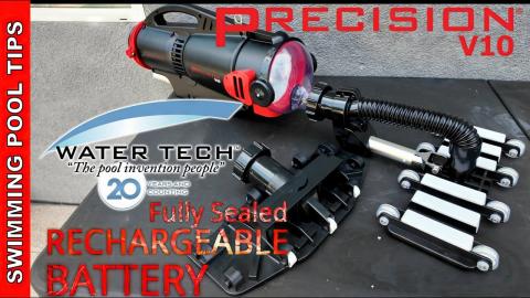 Water Tech Precision V10 Cordless, Hoseless, Powerfully Convenient Professional Pool & Spa Cleaner