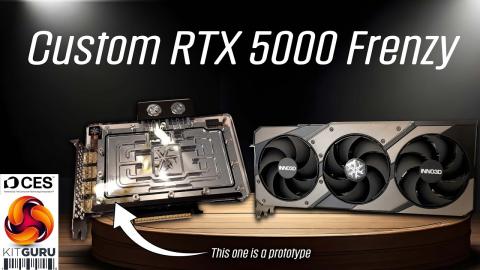 CES 2025: INNO3D RTX 5000 Series GPU's