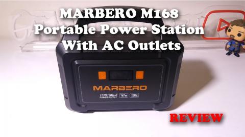 MARBERO M168 Portable Power Station With AC Outlets REVIEW