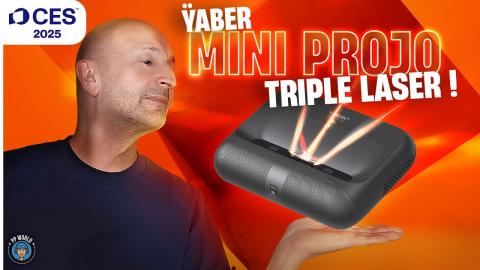 CES : MINI Projecteur TRIPLE Laser Aux GRANDES Performances (Yaber K300S)