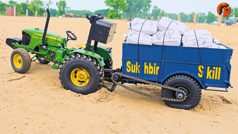 Building Powerful Mini Tractor That Works Like a Full-Size Machine | by @SukhbirSkill