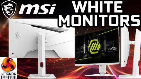 MSI White Monitor Showcase - MAG 274URFW, 274QRFW & 274PFW