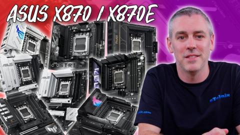 ASUS X870/X870E EXCLUSIVE First Look At ALL Next Generation Motherboards!!