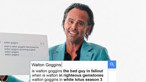 Walton Goggins Answers The Web's Most Searched Questions | WIRED