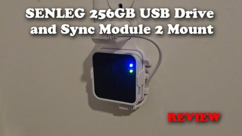 SENLEG Blink Sync Module 2 Outlet Wall Mount and 256GB USB Drive REVIEW