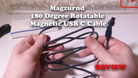 Magzurnd 180 Degree Rotatable Magnetic USB-C Cable REVIEW