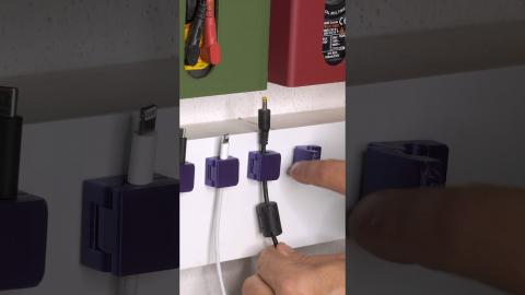 Magnetic Cable Clip | Sponge | 3D Printing Ideas