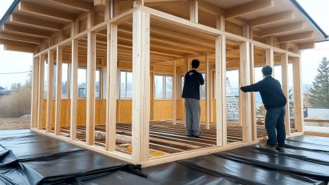 Man Builds Japanese House That Will Last 100 YEARS | Start to Finish by @diy8288