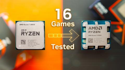 From Ryzen 7 3800X to 9700X - 16 Games Tested