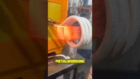 Induction Heating Can Heat Your Metal In Seconds!!????????#youtubeshorts #construction  #mechanic