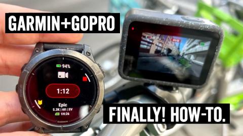 Garmin + GoPro Camera Control: Hands-On Explainer!