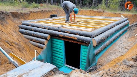 Man Builds Incredible Underground House Alone | Start to Finish by @bushcraftoutdooradventures3135