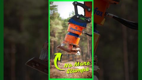 This Machine Can Remove Stumps in a jiffy #youtubeshorts