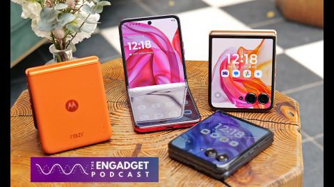 Diving into the 2024 Razr foldables | Engadget Podcast