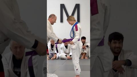 I got my purple belt in jiu jitsu! ????????????????????