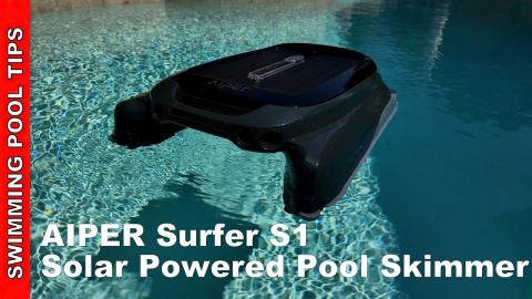 AIPER Surfer S1 Solar Powered Robotic Pool Skimmer
