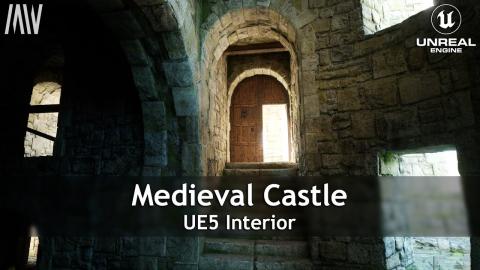 Unreal Engine 5 - MAWI - Medieval Castle - WIP Interior #unrealengine #UE5 #gamedev