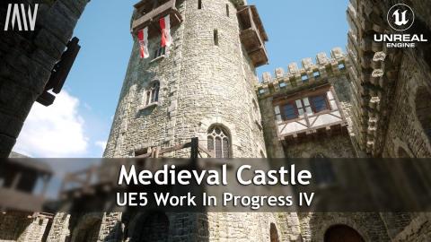 Unreal Engine 5 - MAWI - Medieval Castle - WIP IV #unrealengine #UE5 #gamedev