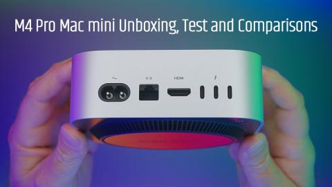 M4 Pro Mac mini Unboxing, Test and Comparisons