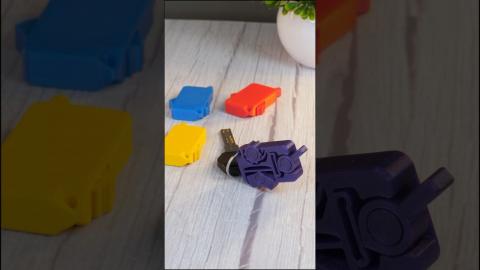 Print-In-Place Fidget Clicker | Frankee | 3D Printing Ideas