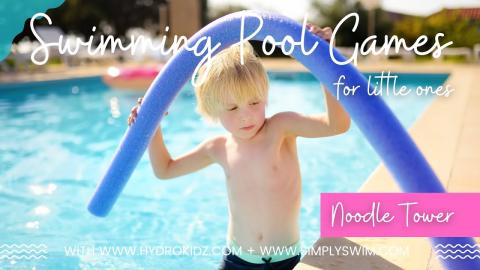 Swimming Pool Games For Little Ones with HydroKidz and Simply Swim - Noodle Rainbow