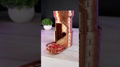 Smash! The Auto-Reload Dice Tower | Rossero | 3D Printing Ideas