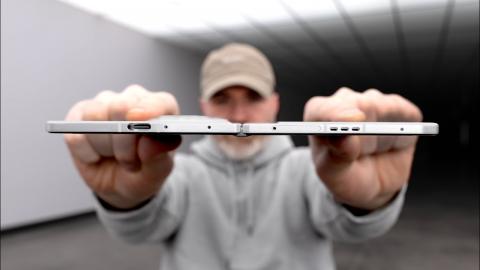 The Unbelievably Thin Folding Smartphone...