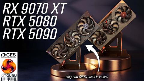 CES 2025: Gigabyte show us RX 9070 XT graphics