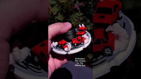 Our car drift zoetrope spinner is now available on Maker World for everyone to print!  #drift