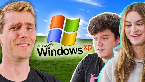 Young People Try Windows XP