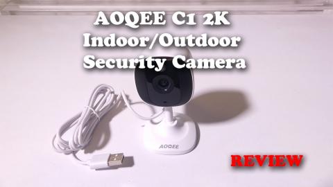 AOQEE C1 2K Indoor/Outdoor Security Camera REVIEW