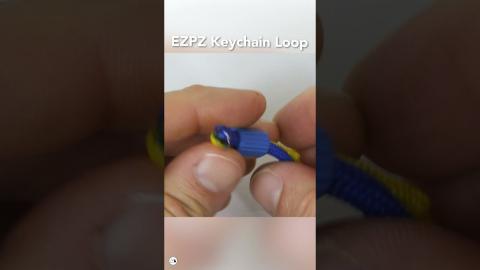 EZPZ Keychain Loop 3D print