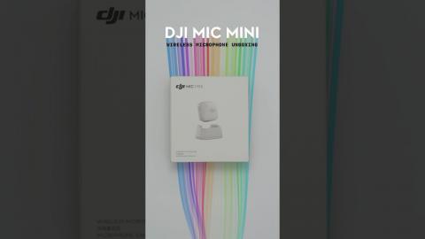 Unboxing DJI Mic Mini transmitter  (white) #djimicmini