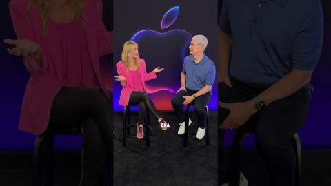 iJustine and Tim Cook!