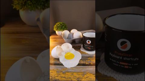 Fidget Fabric Fried Egg Set | 3DPmom | 3D Printing Ideas