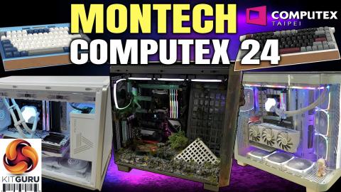 Computex 2024: MONTECH Cases, Coolers, PSUs and keyboards!